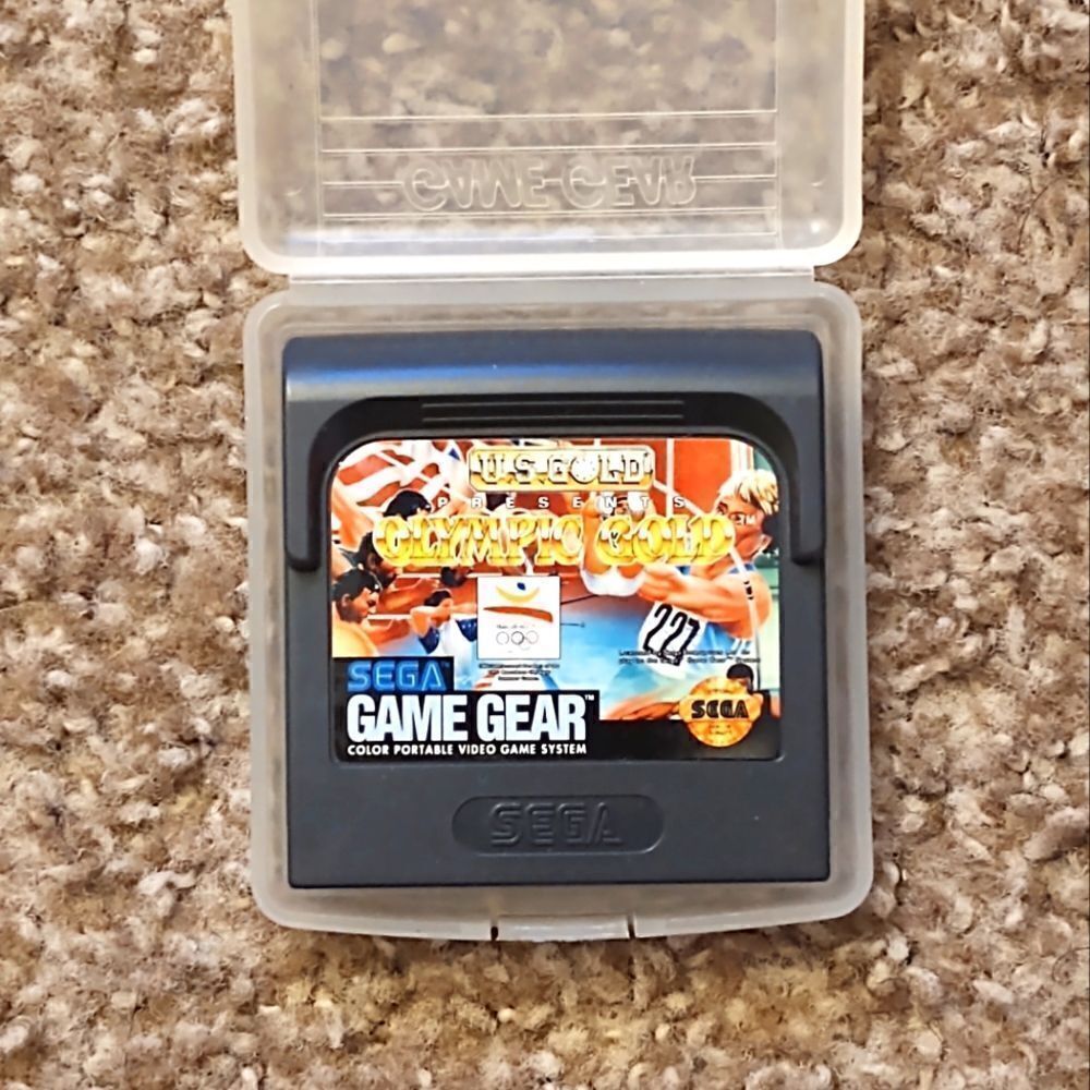 US Gold Olympic Gold Sega Game Gear, PRE-OWNED